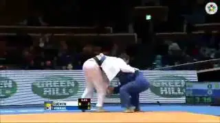 Judo Grand Prix Jeju 2013: Dmytro LUCHYN (UKR) - Min-Ho HWANG (KOR) Bronze [-100kg]
