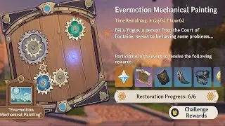 Evermotion Mechanical Painting Rewards Speedrun | Genshin Impact
