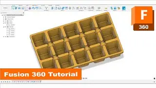 Fusion 360 Tutorial 3D Models for Printing Download & Change Ice Cube Tray