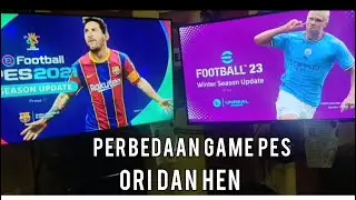 PERBEDAAN GAME PES ORI DAN HEN