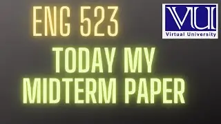 ENG 523|| Today my paper || all subjective question|| 2023#vu #creative