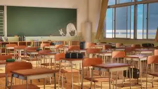 Japanese Classroom - Unreal Engine 5