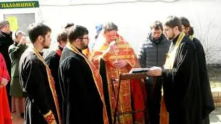Освящение шатра храма Рождества Христова