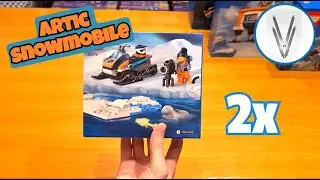 LEGO CITY Arctic Explorer Snowmobile 60376 Double Unboxing
