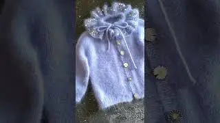 Кардиган для девочки из Ангоры(1)