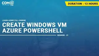 Create Windows VM Azure PowerShell | Microsoft Azure Tutorial