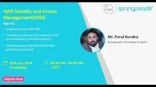AWS Identity And Access Management | Parul Kundra | SpringPeople