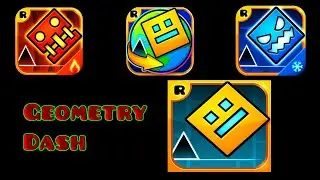 Прошел уровни из всех игр по Geometry Dash!