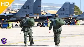 U.S. Air Force F-15E Strike Eagle Aircrews participate In Tactical Leadership