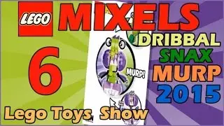Лего  Миксели 6 серия МЁРП ДРИББАЛ + СНЭКС - LEGO MIXELS SERIES  6 MURP  DRIBBAL  41548 + SNAX 41551