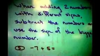 A1-2 Part 1 Add Subtract Real Numbers.m4v