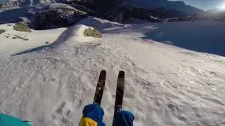Speedriding. Pointe Helbronner. Courmayeur. Swing Spitfire 2