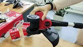 Сборка аккумуляторного триммера P.I.T. PTR20H-250A
