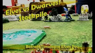 Kings of War 10mm Batrep Elves vs Dwarves Hyper Lapse