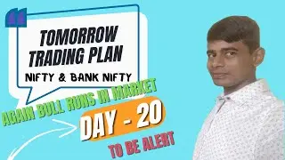 tomorrow trading plan