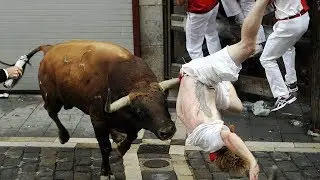 I ran with THE BULLS! (CRAZY!)
