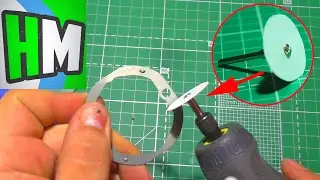 Experiment with paper. That can be cut with a paper disc?