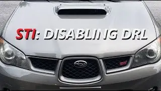 disabling the drl on the STI...