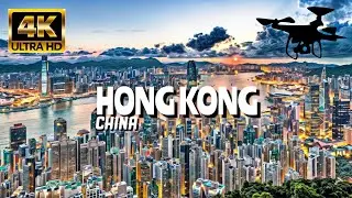 Hong Kong, China In 4K By Drone - Amazing View Of Hong Kong, China