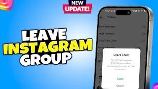 How to Leave Instagram Group