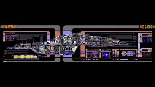 Star Trek LCARS Animations - Voyager Master Situation Display (5-Hour Loop)