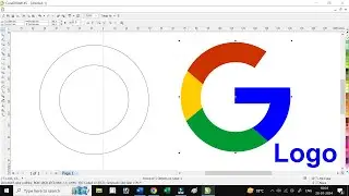 Google Logo Design in CorelDraw | GBCTI | Vikash Sir
