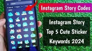 Instagram story codes 2024 | instagram top 5 new sticker keywords 2024 | instagram cute sticker code