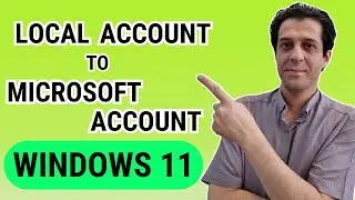 How to Change a Local Account to a Microsoft Account in Windows 11