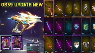 Free Fire OB39 Update New Items 2023 | Evo G18 New Skin Review | Ob Update New Emotes