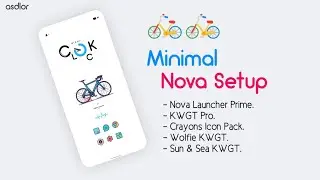 Dope Minimal Android Homescreen Setup || feat. Nova launcher||