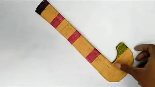 🏑Wow! How to make cardboard hockey stick | 🏒DIY | Boy hockey stick