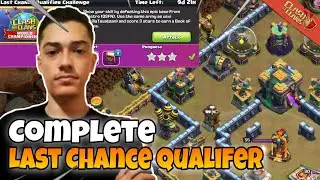 How To 3 Star Last Chance Qualifier Challenge | 3 Star pCastro's Base With Yeti Super Archer | QSFN