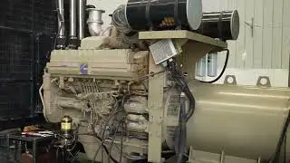 Cummins Genset 750kw QST30-G4 Generator Set QST30 Ignition Test