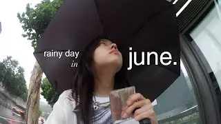 a rainy june in seoul.