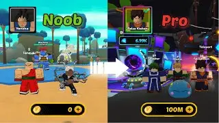 Noob to Pro in Anime Champions Simulator Roblox