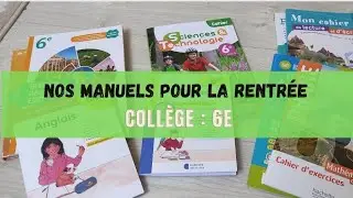 IEF | Rentrée scolaire Collège 6e | Manuels scolaires