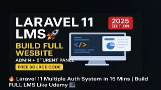 🔥Laravel 11 Multiple Auth System in 15 Mins  | Build FULL LMS Like Udemy 💻 (FREE Code + Live Demo)