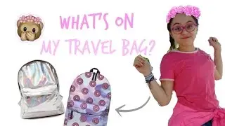 TAG: ¿QUE HAY EN MI BOLSO DE VIAJE? // WHAT'S ON MY TRAVEL BAG?😎 - Mica