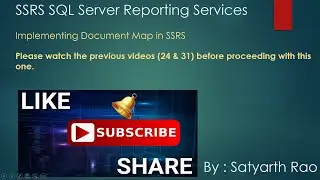 32 SSRS - Implementing Document Map in SSRS (SQL Server Reporting Services)