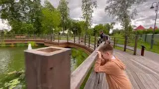 Аптекарский сад и берегоукрепительное сооружение в Тобольске.