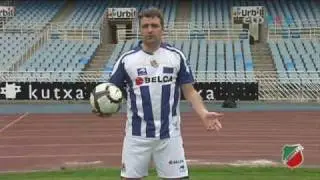 LECCIONES DE FUTBOL CON JAVI DE PEDRO. SAQUE DE BANDA. UYYYYY !