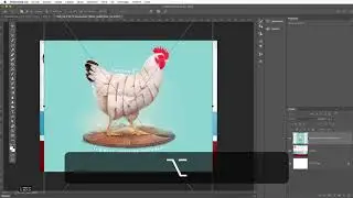 Photoshop Outil correction de perspective par recadrage