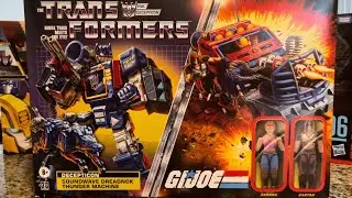 Soundwave Transformers and G.I. Joe collaboration unboxing and transforming
