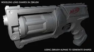 Maya/Zbrush HardSurface 21 Modeling Logos