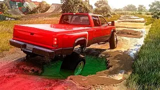 Cars VS Road Potholes #2 - BeamNG drive
