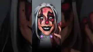 True ? #makeup #zodiacsigns #zodiacmakeup #clown #sfx #shorts #tiktok #astrology #zodiac ac