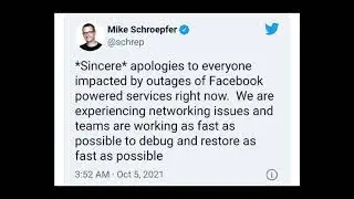 Down ang Facebook, Messenger and Instagram | Myrel G