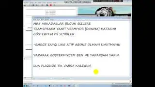 TeamSpeak 3 Yanıt Vermıyor Sorunu ÇÖzümü.