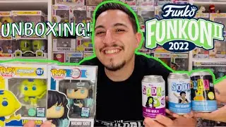 Unboxing FunKon 2022 Exclusive Funko Pops | Funko Sodas | 3 Liter Iron Giant?!