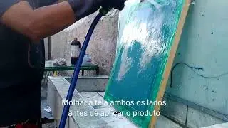 Desgravando Telas de Serigrafia